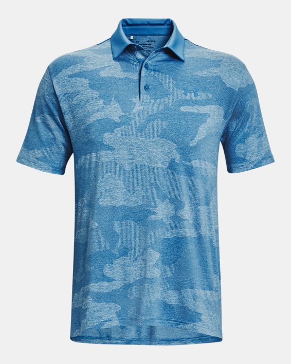 Men's UA Playoff 2.0 Jacquard Polo in Blue image number 4